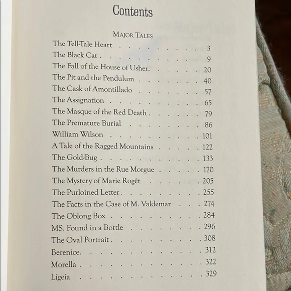 Edgar Allan Poe Black and White Book - Picture 2 of 4